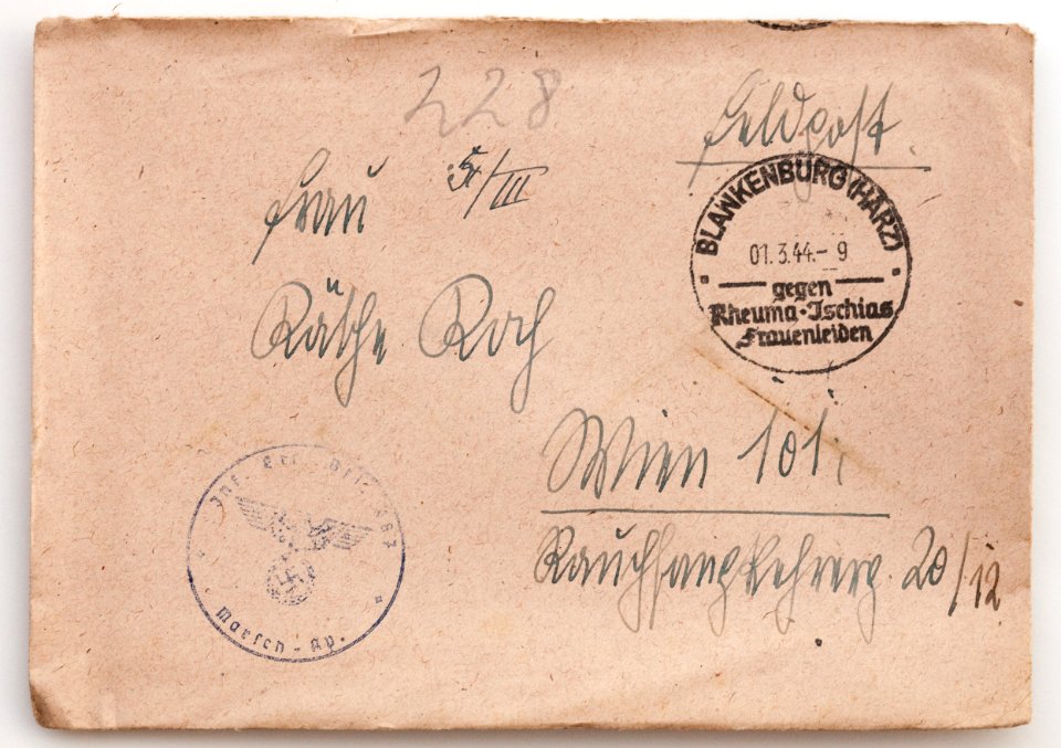 Feldpost von Hans 1944-02-29 1