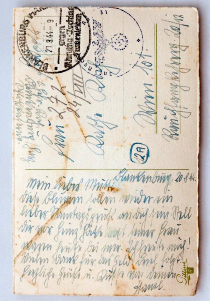 Feldpost von Hans 1944-08-20 3