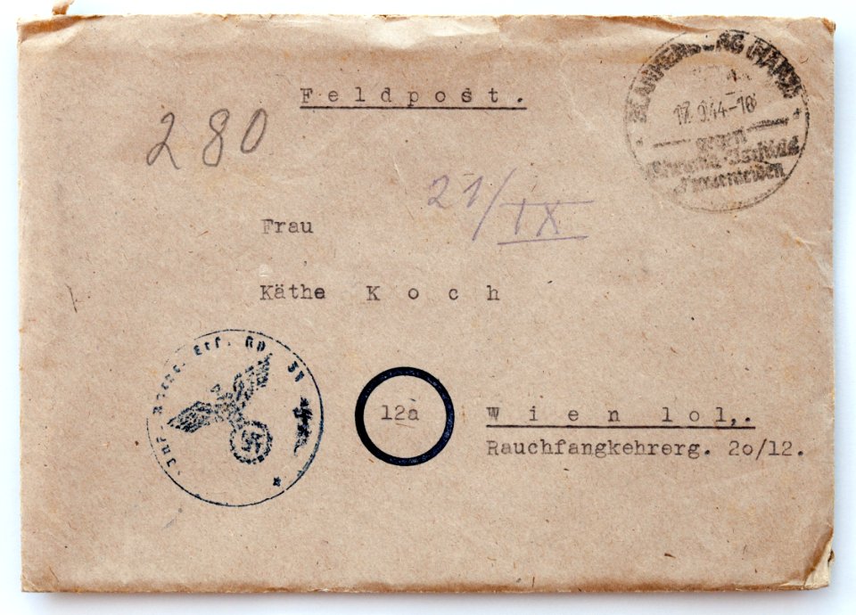 Feldpost von Hans 1944-09-17 1