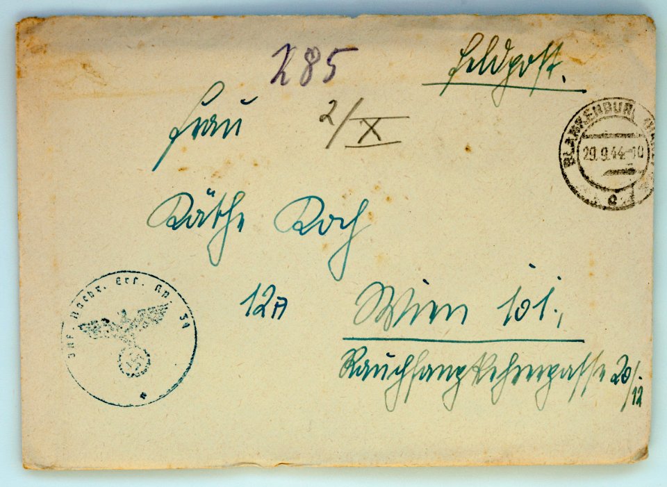 Feldpost von Hans 1944-09-28 1