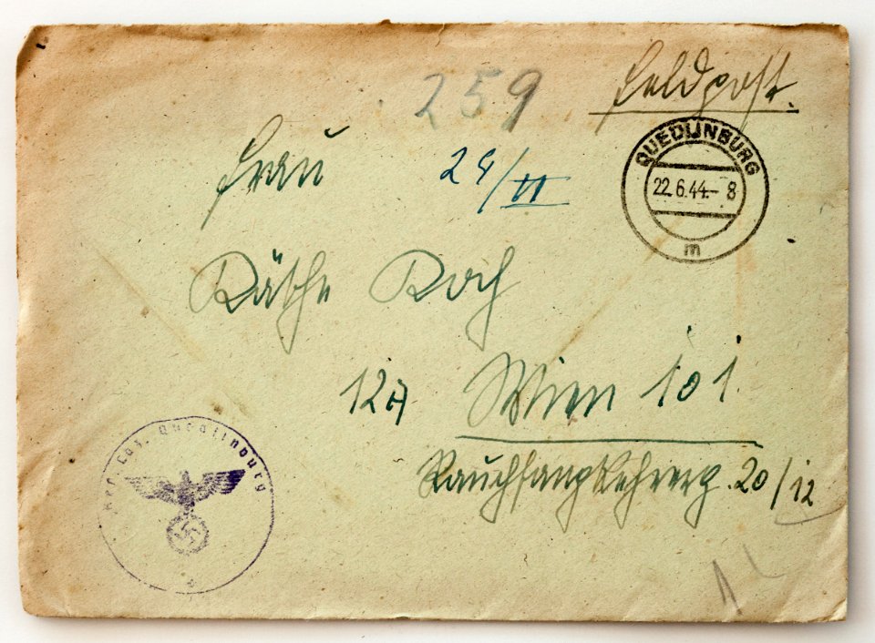 Feldpost von Hans 1944-06-21 1