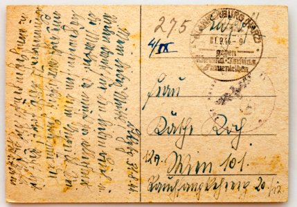 Feldpost von Hans 1944-08-31 2