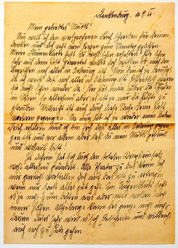 Feldpost von Hans 1944-09-10 4