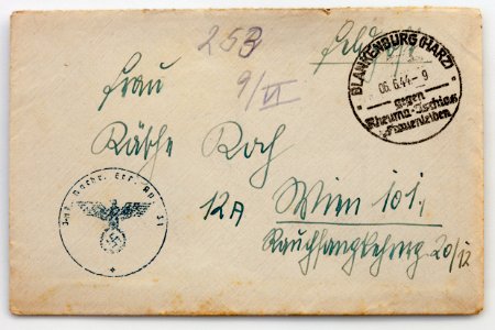 Feldpost von Hans 1944-06-05 1