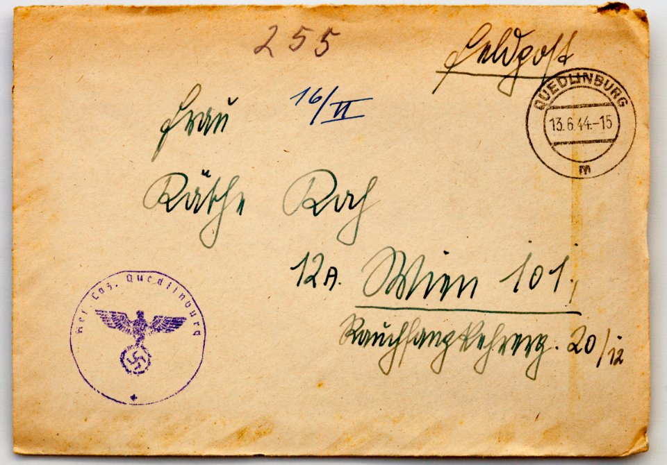 Feldpost von Hans 1944-06-12 1
