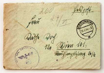 Feldpost von Hans 1944-06-25 1