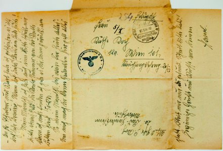 Feldpost von Hans 1944-10-03 1