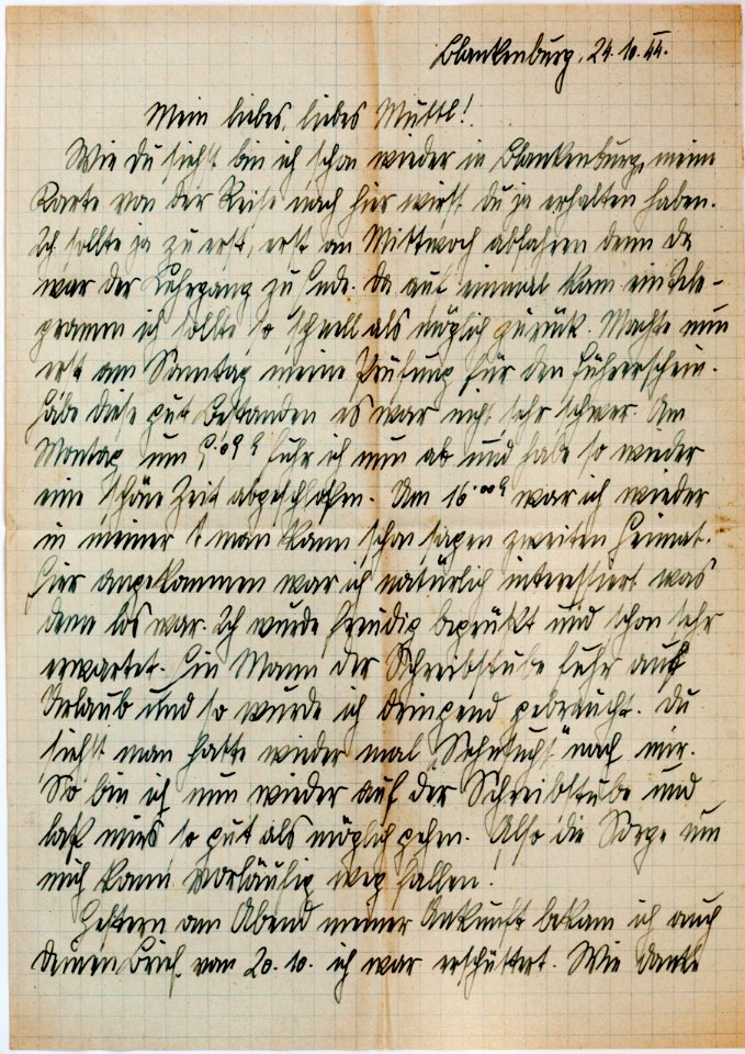 Feldpost von Hans 1944-10-24 2