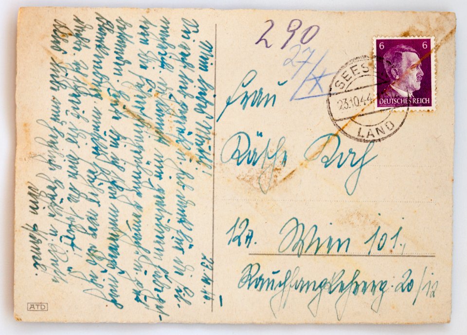 Feldpost von Hans 1944-10-23 1