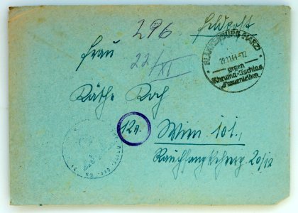 Feldpost von Hans 1944-11-19 1