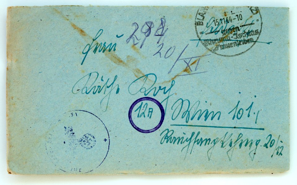Feldpost von Hans 1944-11-14 1