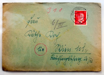 Feldpost von Hans 1945-02-26 1