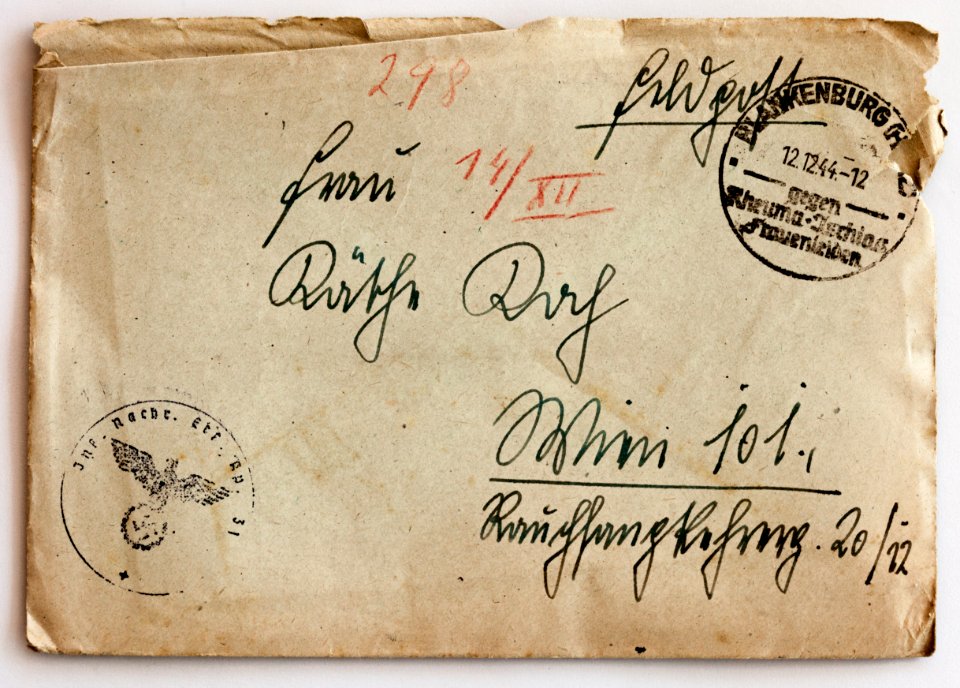 Feldpost von Hans 1944-12-11 1