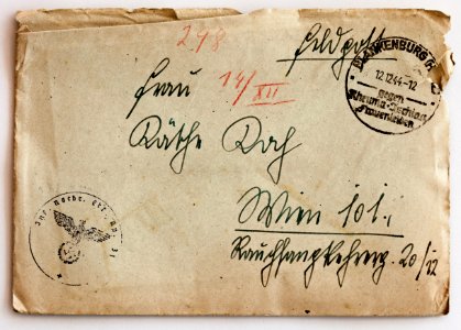 Feldpost von Hans 1944-12-11 1