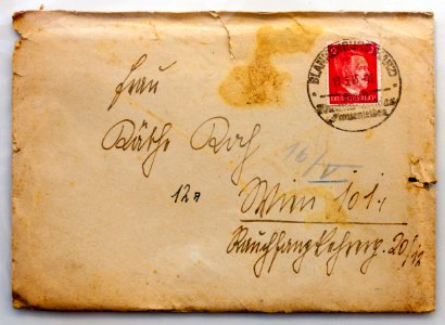 Feldpost von Hans 1945-03-12 1