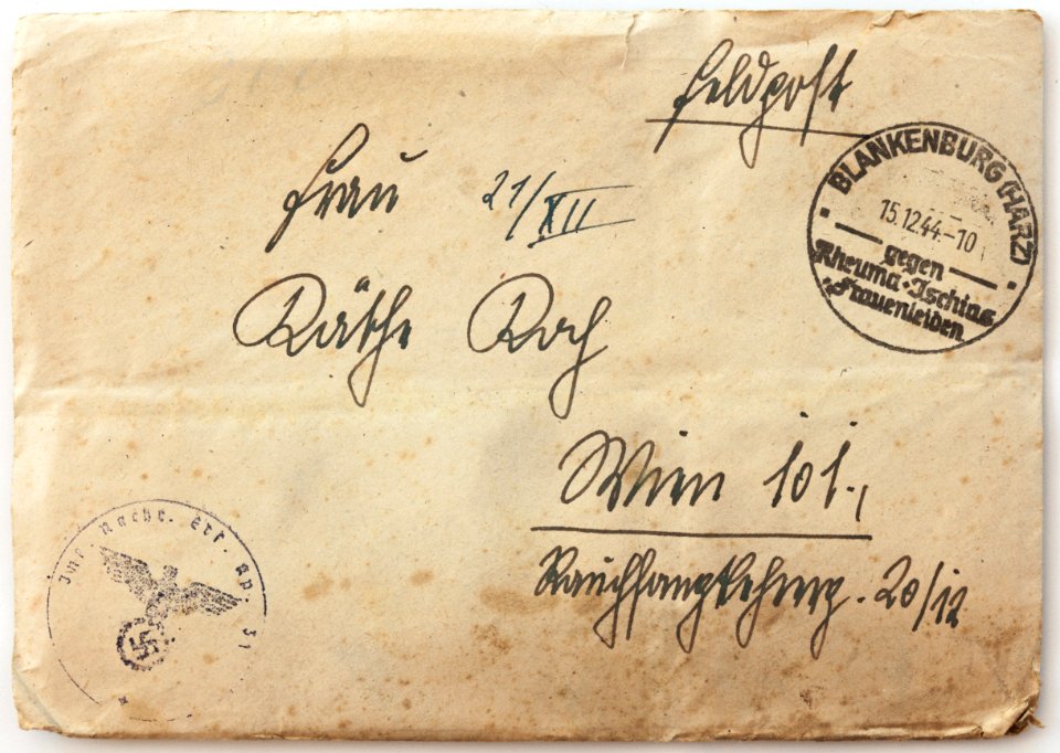 Feldpost von Hans 1944-12-14 1