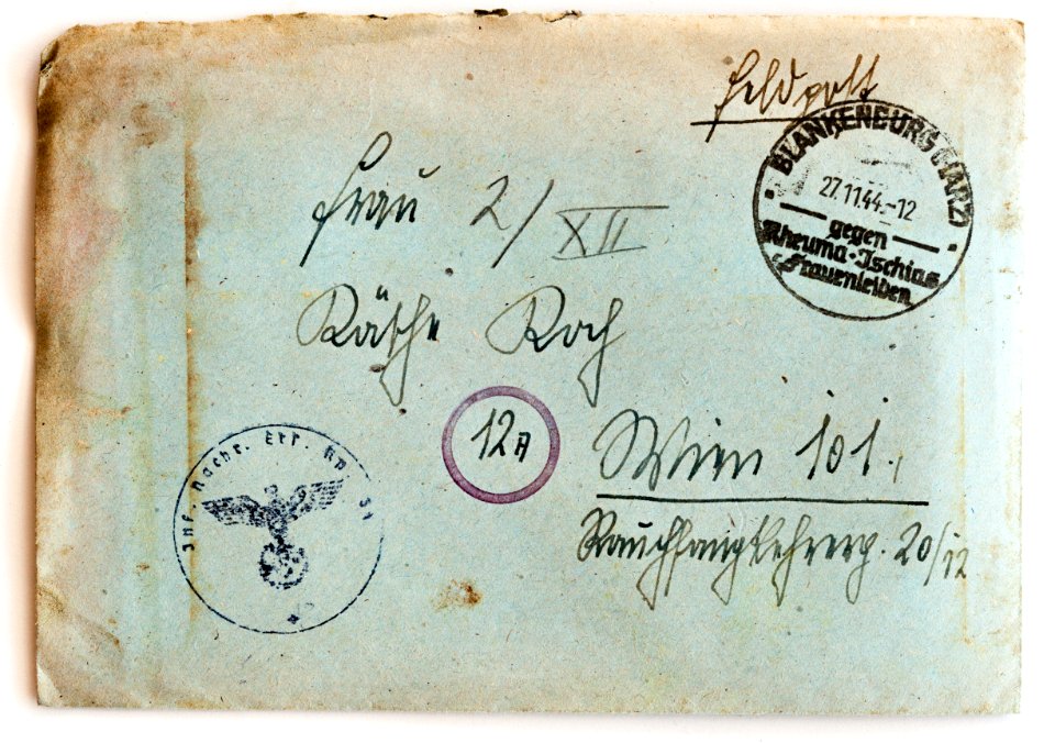 Feldpost von Hans 1944-11-26 1