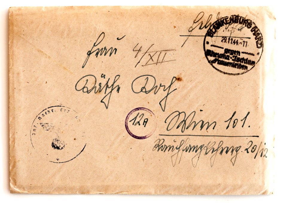 Feldpost von Hans 1944-11-28 1