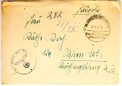Feldpost von Hans 1944-09-21 1