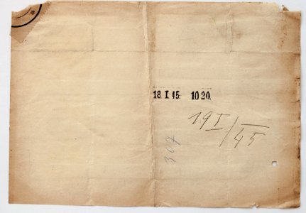 Feldpost von Hans 1945-01-18 2