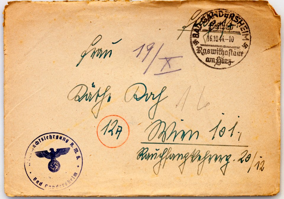 Feldpost von Hans 1944-10-15 1