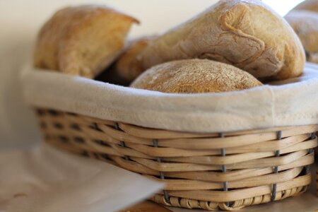 Basket rye rolls