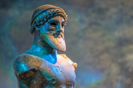 Mythology statue museum photo