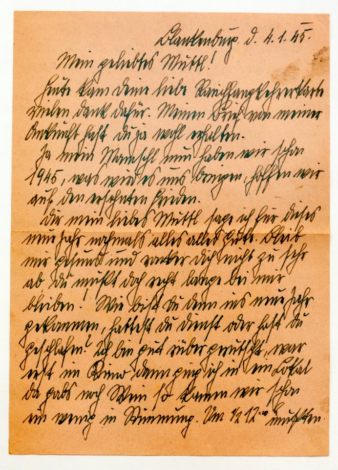 Feldpost von Hans 1945-01-04 3