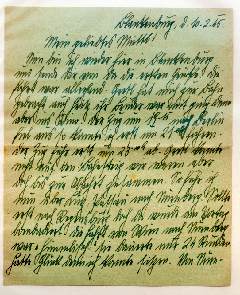 Feldpost von Hans 1945-02-10 3