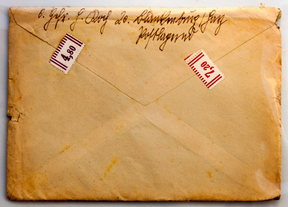 Feldpost von Hans 1945-03-12 2