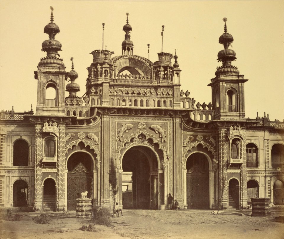 Felice Beato (British, born Italy - (A Gateway Leading into the Kaiserbagh Palace) - Google Art Project