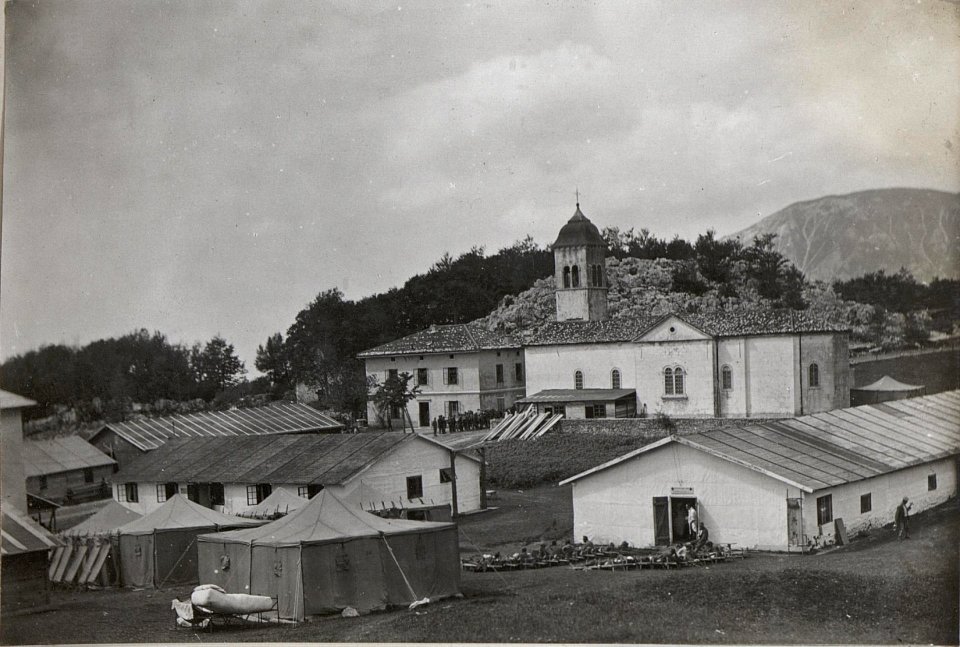 Feldspital im Ternowaner Wald