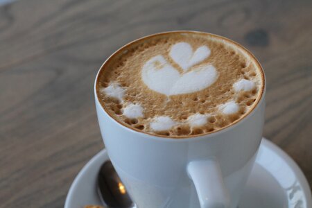 Drink beverage latte photo