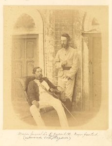 Felice Beato (British, born Italy - (Major-General Sir R. Napier, K.C.B., and Major Greatherd) - Google Art Project