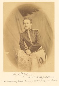 Felice Beato (British, born Italy - (Captain F.E.A. Chamier, A.D.C. to Sir J. Outram, Subsequently Deputy Commissioner and District Judg... - Google Art Project