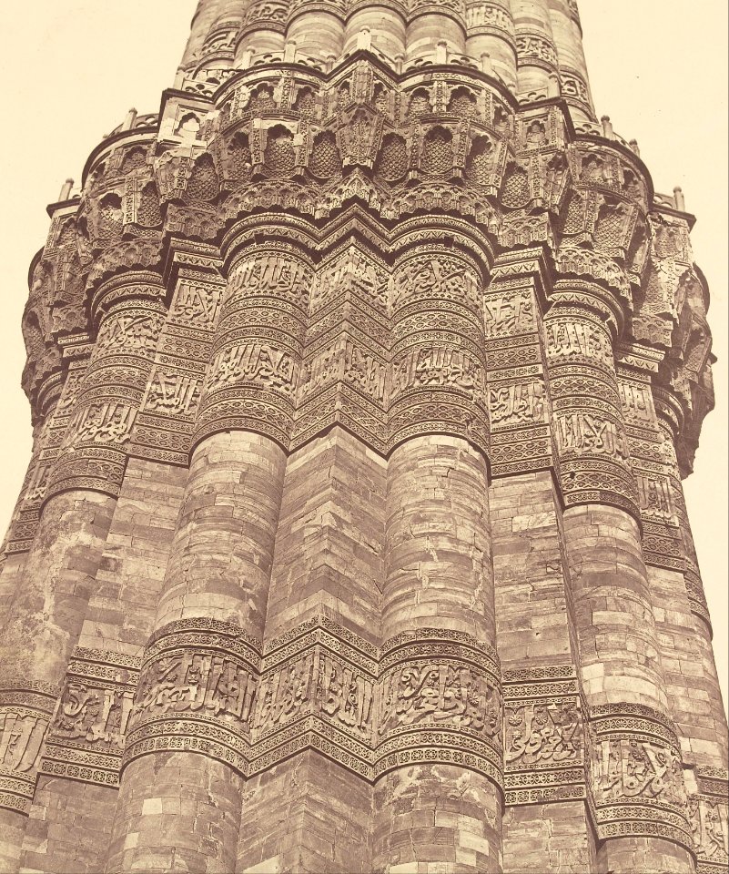 Felice Beato (British, born Italy - (Part of the Pillar of Kootub) - Google Art Project