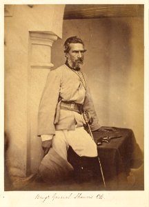 Felice Beato (British, born Italy - (Brigadier-General Showers, C.B.) - Google Art Project