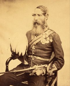 Felice Beato (British, born Italy - (Portrait of Brigadier General Sir Charles Van Straubenzee) - Google Art Project