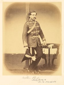 Felice Beato (British, born Italy - (Captain Flood, Military Secretary to Sir W. Mansfield) - Google Art Project