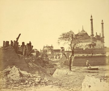 Felice Beato (British, born Italy - (Ruins of a Sepoy Battery) - Google Art Project