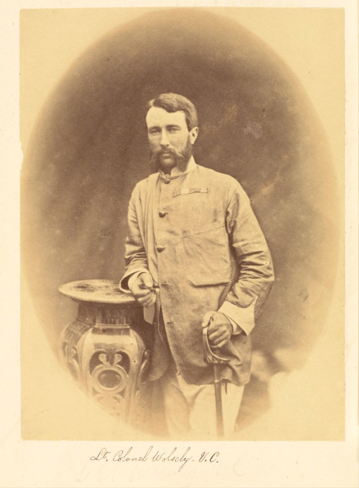 Felice Beato (British, born Italy - (Lieutenant-Colonel Wolsely, V.C.) - Google Art Project
