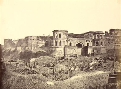 Felice Beato (British, born Italy - (The Mucha Bawn, or the Old Citadel of Lucknow) - Google Art Project