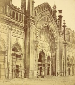 Felice Beato (British, born Italy - (The Summa Musjid Gate, Lucknow) - Google Art Project