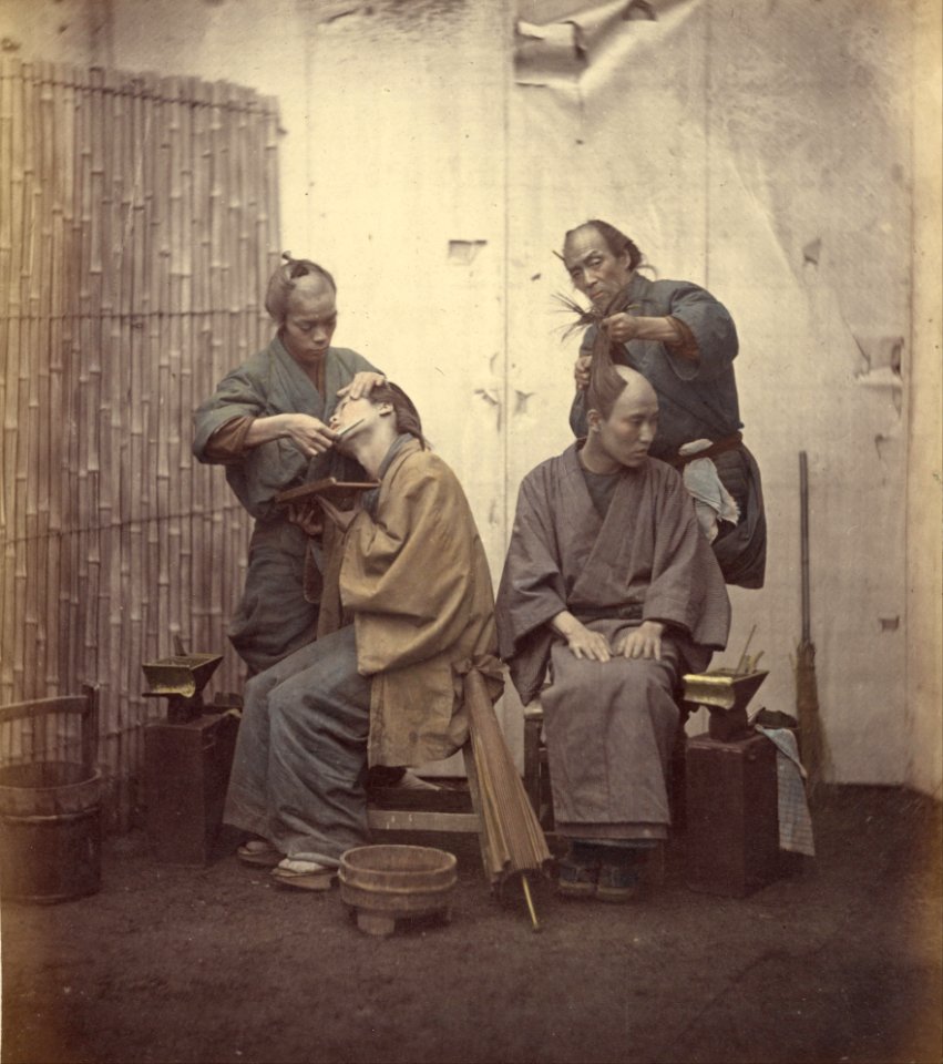 Felice Beato (British, born Italy - Barbers - Google Art Project)