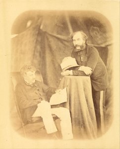 Felice Beato (British, born Italy - Colonel Harness, CB, and Colonel Yule - Google Art Project