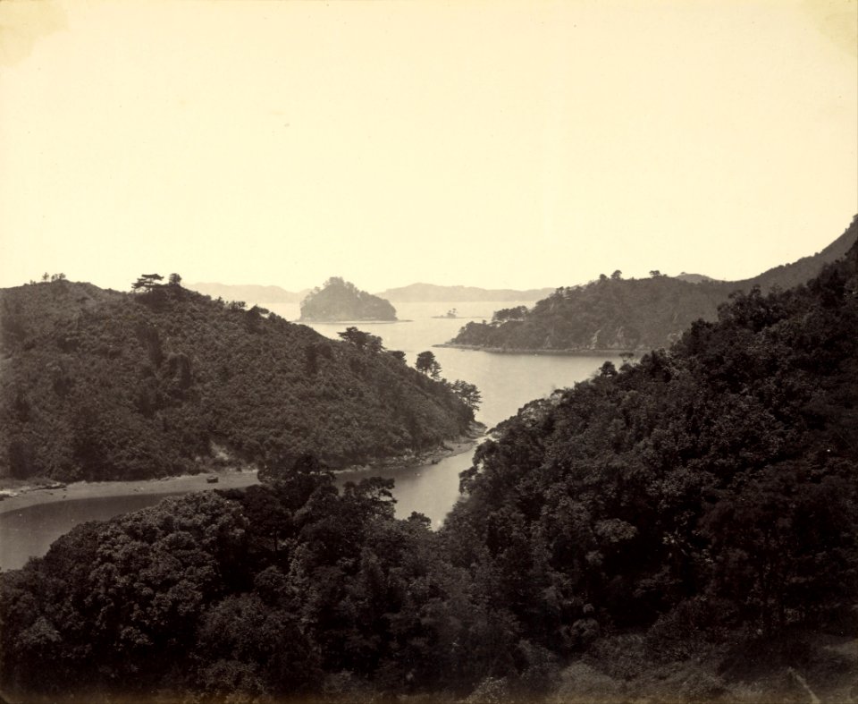 Felice Beato (British, born Italy - (Pappenberg Island at the Entrance of the Bay of Nagasaki) - Google Art Project