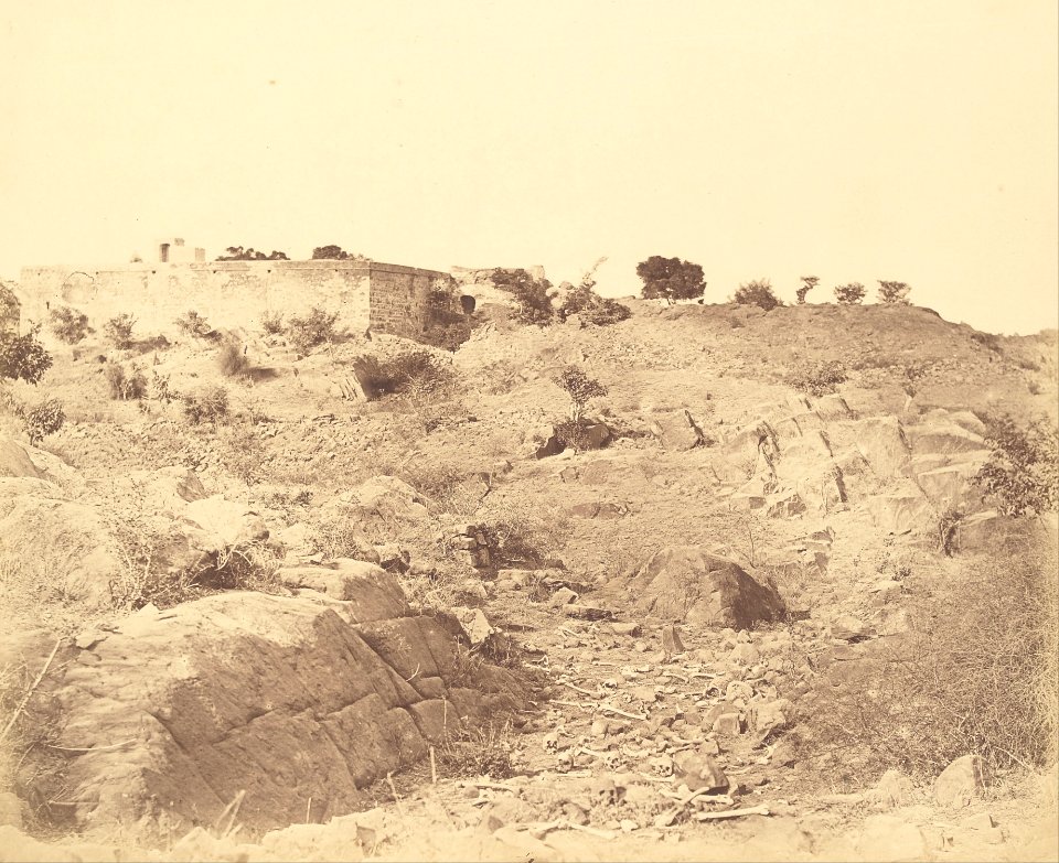 Felice Beato (British, born Italy - (Sammy House, Showing the Bodies of Sepoys Killed in Action) - Google Art Project