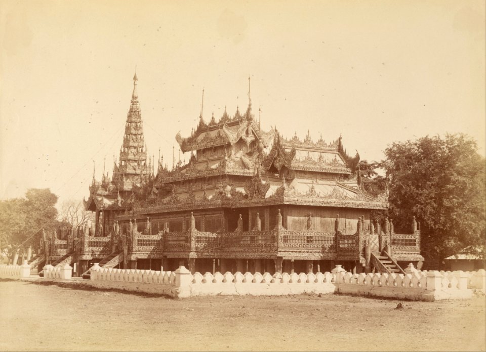Felice Beato (British, born Italy - (King Thibaw Min's School Now Used as a Church) - Google Art Project