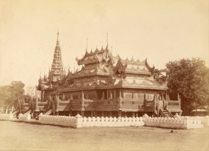 Felice Beato (British, born Italy - (King Thibaw Min's School Now Used as a Church) - Google Art Project