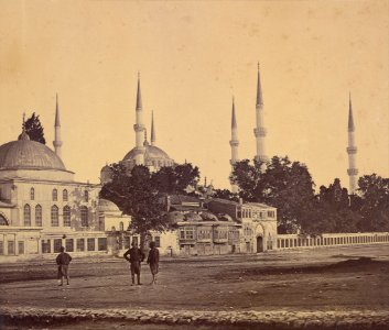 Felice Beato (British, born Italy - Sultan Ahmed's Mosque - Google Art Project